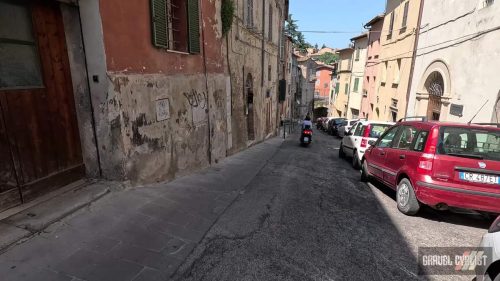 foligno to perugia cycling experience