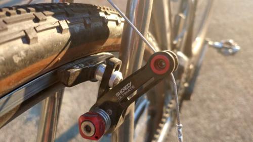 cyclocross bike on gravel