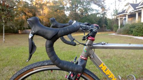 cyclocross bike on gravel