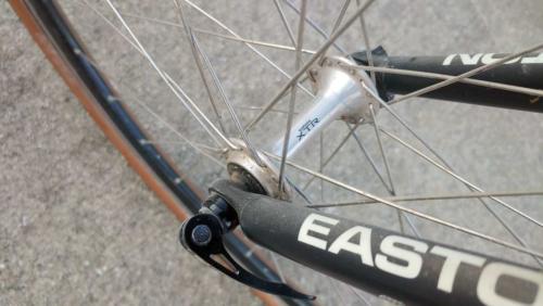 cyclocross bike on gravel