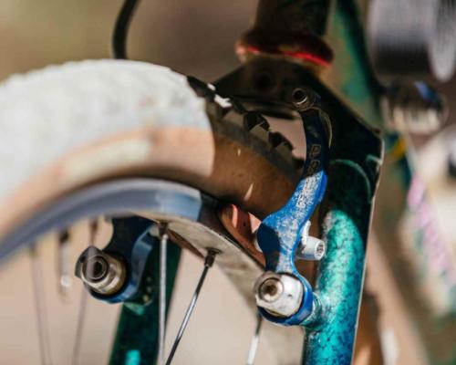 paul components anodized blue parts