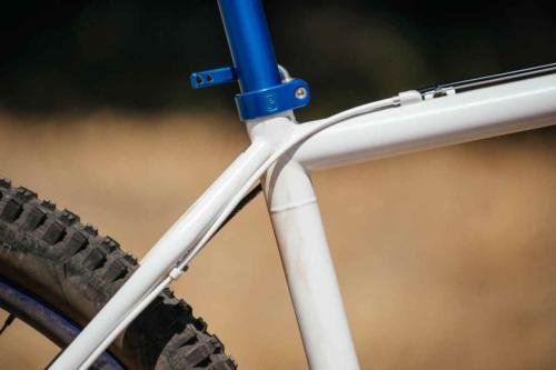 paul components anodized blue parts