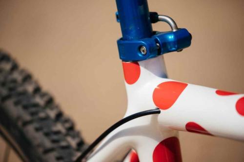 paul components anodized blue parts