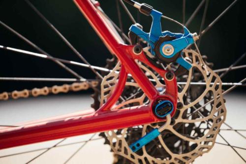 paul components anodized blue parts