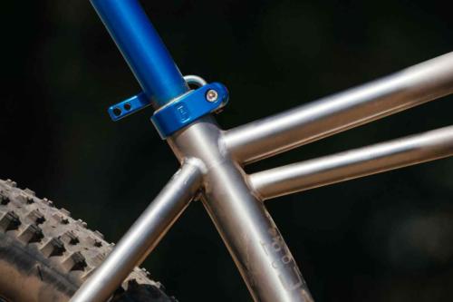 paul components anodized blue parts