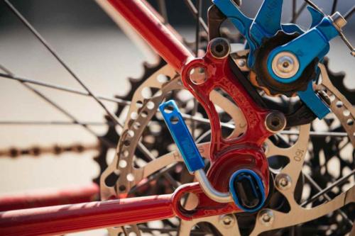 paul components anodized blue parts