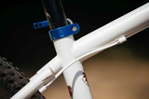 paul components anodized blue parts