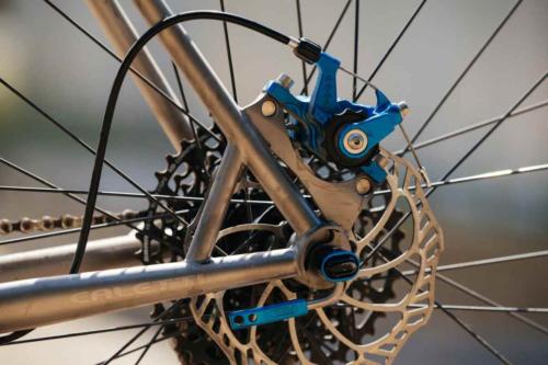 paul components anodized blue parts