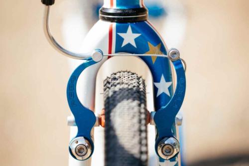 paul components anodized blue parts