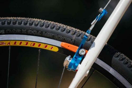 paul components anodized blue parts