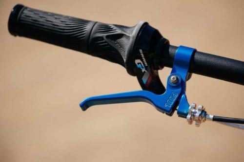 paul components anodized blue parts