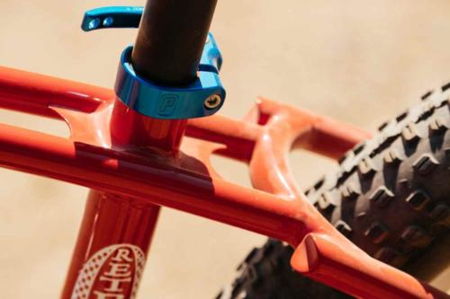 paul components anodized blue parts