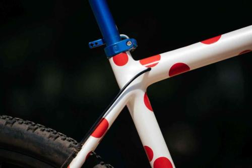 paul components anodized blue parts