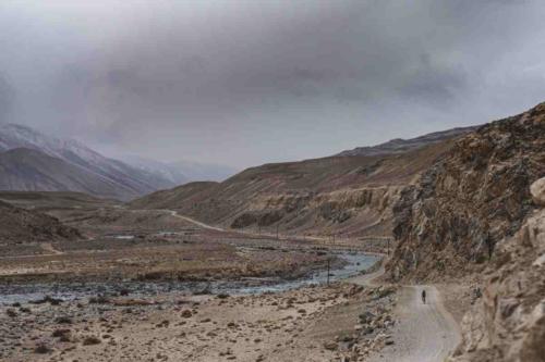 gravel cycling in Tajikistan