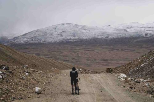 gravel cycling in Tajikistan