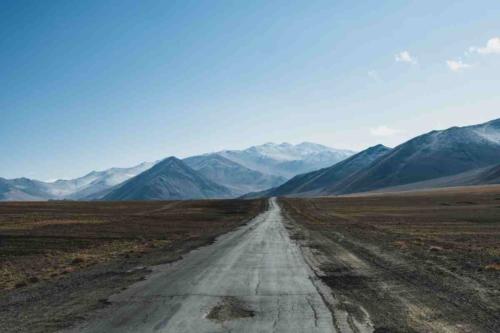 gravel cycling in Tajikistan