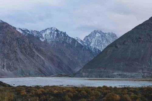 gravel cycling in Tajikistan